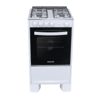 Suggar Fogão Cook Start Branco Mesa Inox 4 Bocas 2 Queimadores Família Acendimento Automático Fgics420br