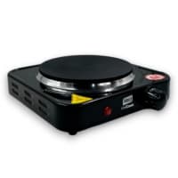Fogão Elétrico Portátil 1 Boca Cooktop Mesa Inox Com Controle De Temperatura 1000W/2000W