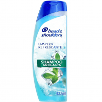 Head & Shoulders Shampoo Anticaspa Limpeza Eficaz Limpeza Profunda E Refrescância 400 Ml