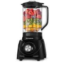 MONDIAL Liquidificador Pratic Turbo, Preto, 550W, - L-98-B