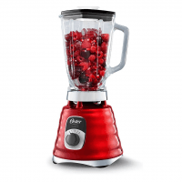 Liquidificador Oster New Osterizer Clássico, 1,25L, 220V, Vermelho, 700W, BLST4126R
