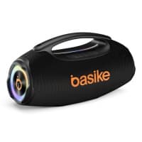 Astgn X Basike Caixa De Som Bluetooth Estéreo 80W Potente IPX6 TWS RGB