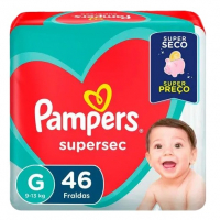 Fralda Pampers Super Sec G 46 Unidades