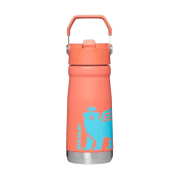 Garrafa Térmica Stanley Flip Straw Kids Grapefruit 500ml