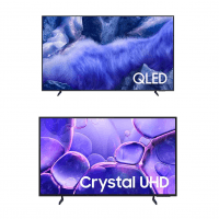 Vision AI TV 65" QLED Ultra 4K + Smart TV 55" Crystal UHD 4K U8100F