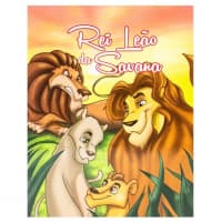 Mini - Clássicos: Rei Leão Da Savana Livro De Bolso