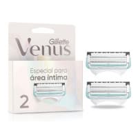 Gillette Venus Para Área Íntima, Carga Para Aparelho De Depilação Íntima 2 Unidades
