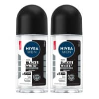 Desodorante Nivea Men 48h Black&White Roll-on - Kit Com 2