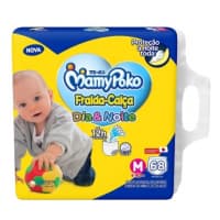 Fralda Mamypoko Calca Dia/Noite Hiper M/ 68