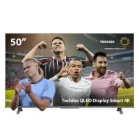 Smart TV QLED 50" 4K Toshiba 50C450NS Google TV 3 HDMI 2 USB Wi-Fi - TB034M
