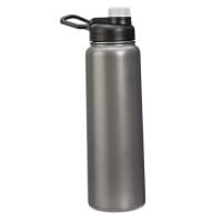 Amazon Basics Garrafa De Água Grande Isolada De Aço Inoxidável, Tampa Do Bico, 853 G, Cinza