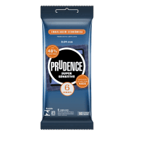 Preservativo Prudence Super Sensitive Lubrificado 6 Unidades