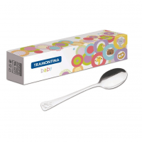 Colher Infantil Tramontina Baby Friends Em Aço Inox