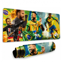 Mousepad Gamer Gigante 90x40cm Copa Neymar Ney 2026