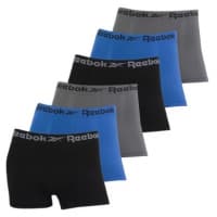 Kit 6 Cueca Boxer Reebok Microfibra Cueca Sem Costura Cueca Box Confortável Macia Lisa Cueca Adulto