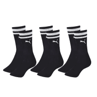 Kit 3 Pares De Meias Puma Listras Cano Longo Sport Original