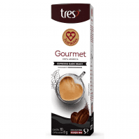 3 Corações Cápsula Café Espresso Gourmet Dark Roast - 10 Unidades