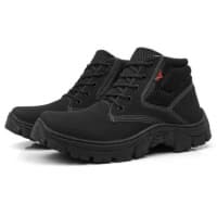 Coturno Bota Trabalho Resistente Confortavel Macio Seguro