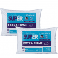 Kit 02 Travesseiros Altenburg Super Suporte Extra Firme 0,48x0,68m Algodão