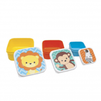 Buba Kit 3 Potinhos Animais Multicor