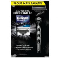 Kit Mach3 Carbono 1 Cabo + 2 Refis, Higiene Pessoal