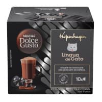 Achocolatado Em Cápsula Nescafé Dolce Gusto Kopenhagen Língua De Gato 10 Cápsulas