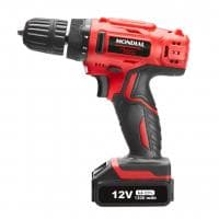 Furadeira E Parafusadeira à Bateria, Mondial, Vermelho, 12V, Bivolt - FPF-06M