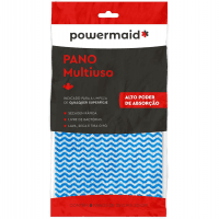 Powermaid Pano Para Limpeza Multiuso Tipo Perfex -30x 50 Cm - 5 Unidades